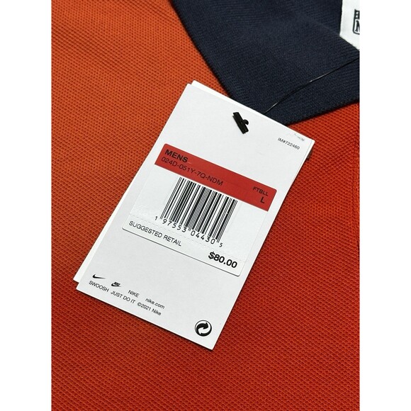 Chicago Bears Nike Polo Golf Shirt Mens Size Large NFL Football NWT New Chitown - Picture 7 of 11